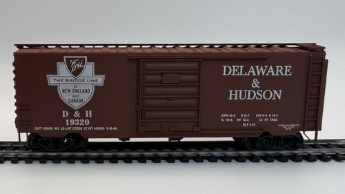 HO Accurail D&H 40’ PS-1 Boxcar 19320 – Kit construido sin acopladores | Zustand: Used