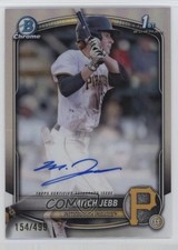 2025 Bowman Chrome Prospect Auto Refractor 154/499 Mitch Jebb #CPA-MJ Auto 16z7