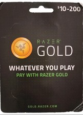 100 Razer Gold Gift Card Sent via Messages, Same Day Delivery