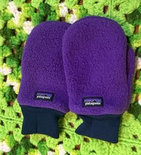 Patagonia Baby Toddler Mittens Winter Gloves Purple Outdoors Cold Snow