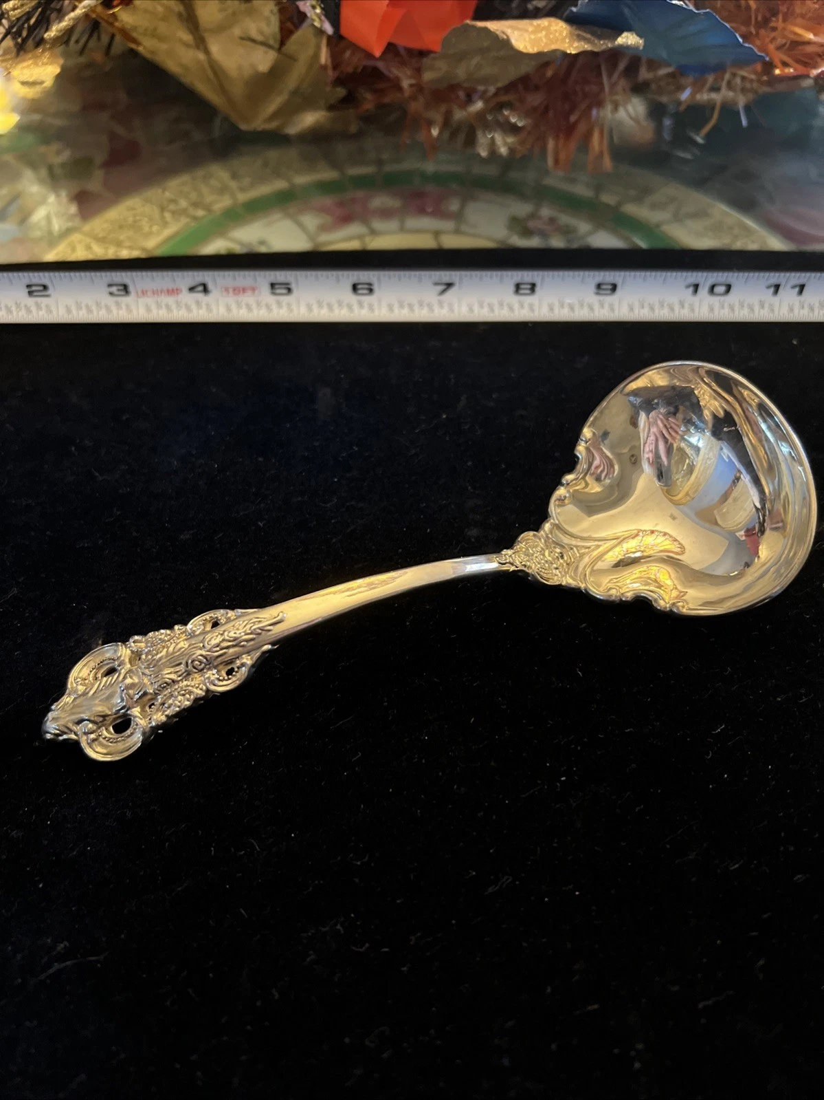 Silver Plate Ladle/ Ornate, Beautiful!