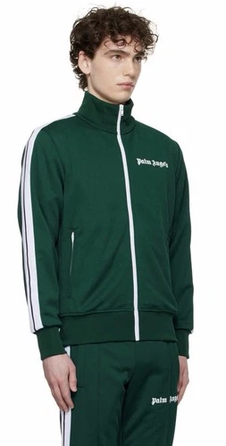 Palm Angels SS23 Classic Track Jacket 'Green White' XXL 100% Authentic Brand New image 2