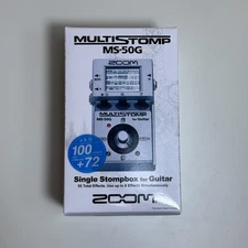 Zoom Multistomp MS-50G Single Stompbox for Guitar Effects Pedal