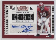2019 Panini Contenders Draft Picks College Ticket Isaiah Buggs #209 Auto qw7