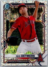 2021 Bowman Chrome Prospects Speckle Refractor /299 Reid Detmers #BCP-26 Angels