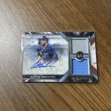 2022 Topps Museum Collection Austin Meadows Dual Patch Auto /399 #SWDRA-AM