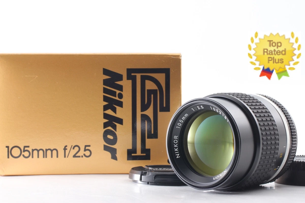 Nikon Ai Nikkor 105mm f/2.5単焦点レンズ Nikon AI-S Camera Lenses 105mm Focal f/2.5 Maximum Aperture for