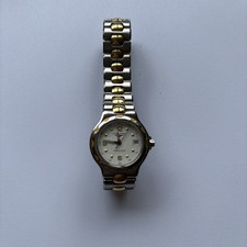 GENUINE LONGINES CONQUEST WHITE DIAL STAINLESS STEEL/GOLDPLATED BRACELET WATCH