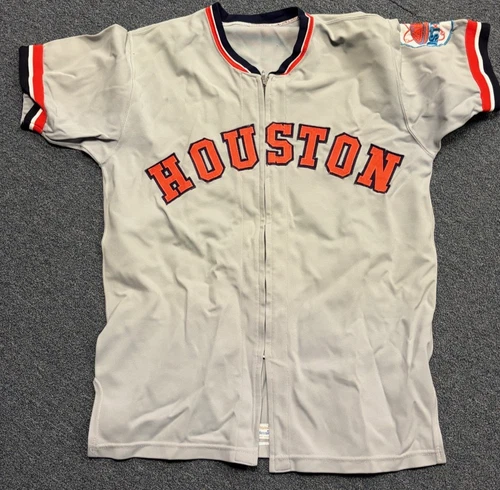 Jim York 1976 Houston Astros Game Worn Baseball Jersey