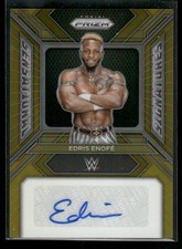 2024 Prizm WWE Edris Enofe #SS-EEN Sensational Signatures Gold /10