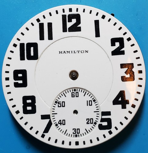 1929 Hamilton 992 16s 21j Railroad-Grade Pocket Watch Movement RUNS