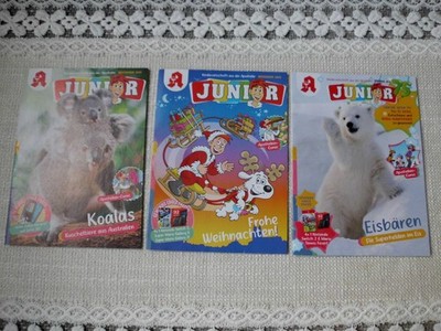 3 Hefte Junior Kinderzeitschrift  November 2025 + Dezember  2025 + Februar 2026