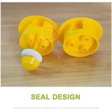 2PCS Wasp Bag Traps Yellow Plastic Wasp Deterrent Killer Insect Catcher