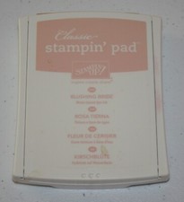 Stampin Up Retired BLUSHING BRIDE Ink Pad Great Condition Pink