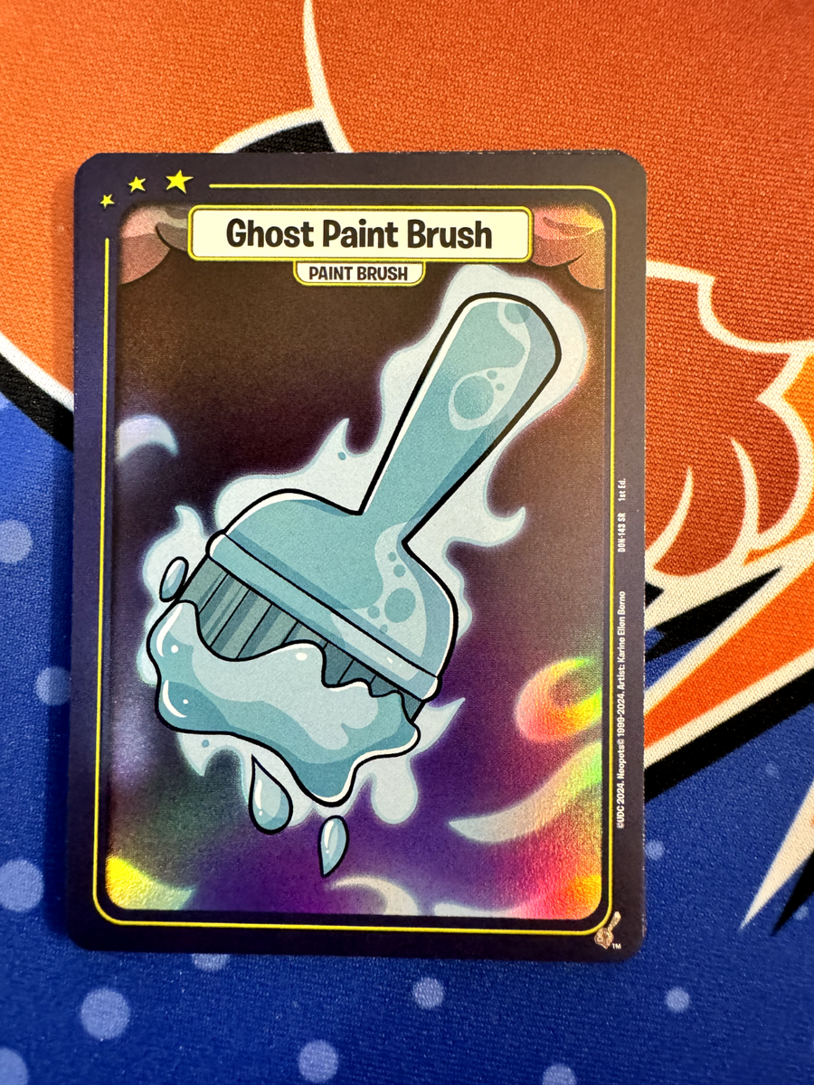 Neopets Battledome TCG Ghost Paint Brush 1st Edition SR | eBay
