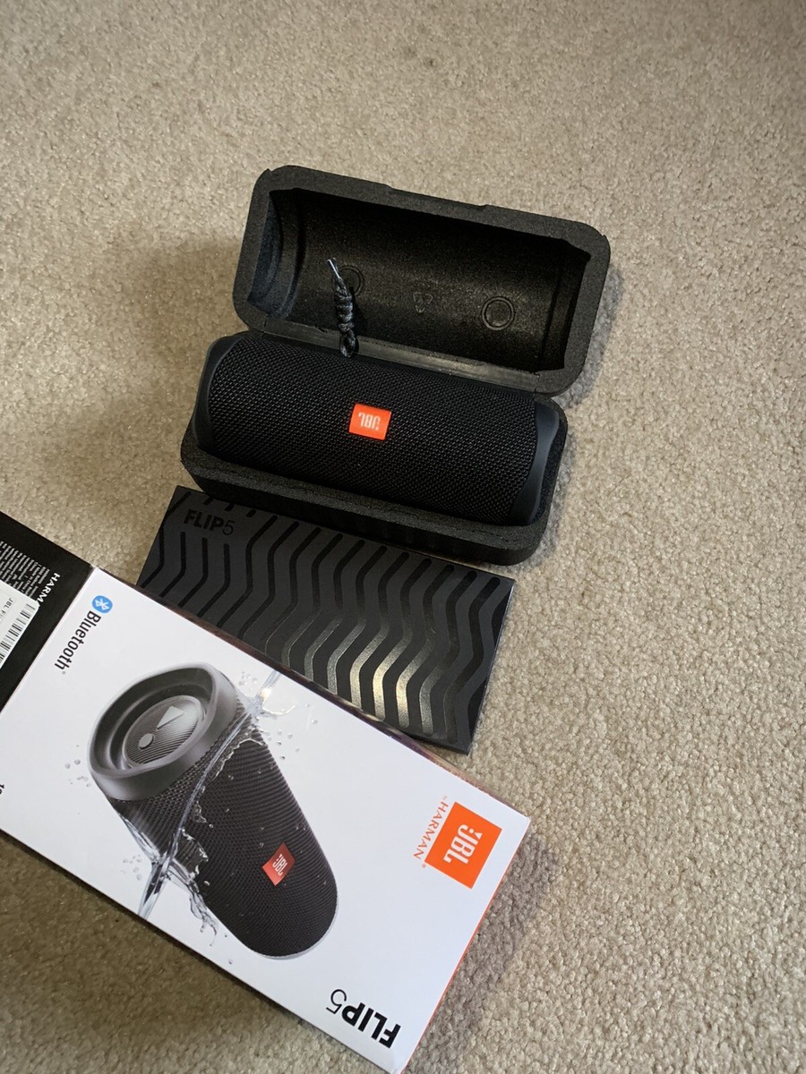 JBL Flip 5 Portable Waterproof Speaker - Midnight Black