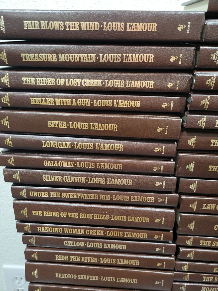 LOUIS L'AMOUR LEATHERETTE BOOKS *Choose from drop down *updated titles 10-6-2025 - Image 4 of 4