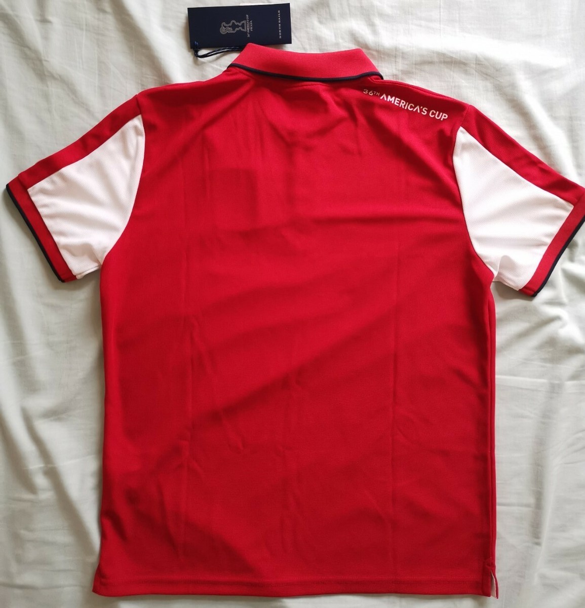 Mens BNWT PRADA NORTH SAILS 36TH AMERICAS CUP RED POLO SHIRT (M