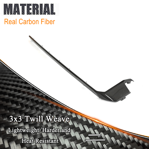 For BMW G80 M3 G82 G83 M4 21UP Dry Carbon Rear Diffuser Garnish Trim Replacement - Picture 7 of 12