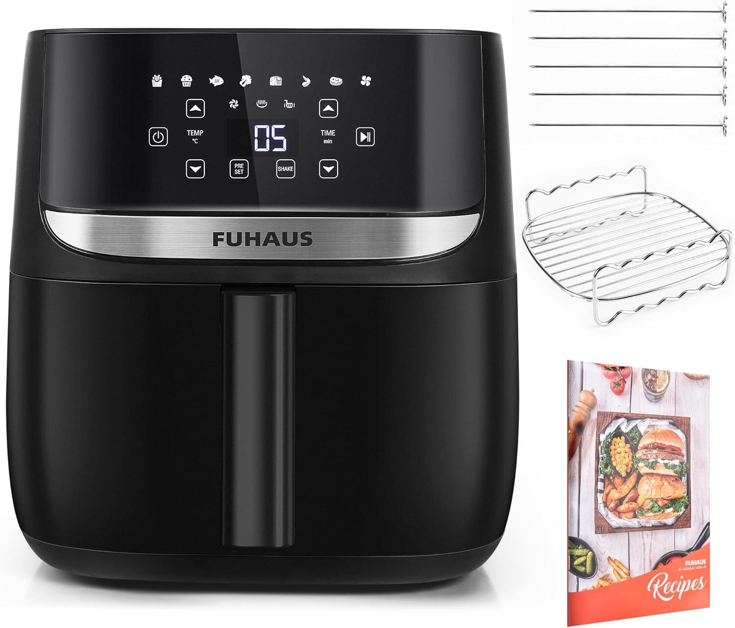 Friggitrice Senza Olio 6L 1700W AF-600 | Cucina Sana per Tutta la Famiglia