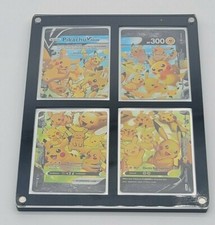 Pokemon 4 Card Holder Acrylic Case Framing/Display Quality Original Case Only