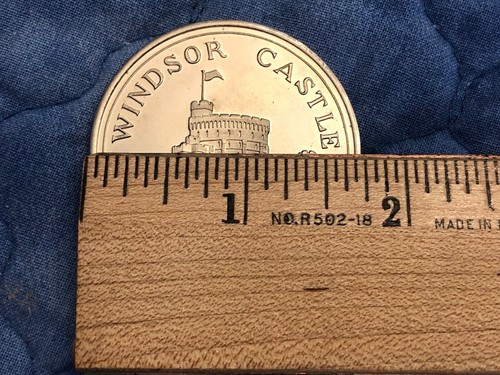 Medallón de prueba sólida Castillo de Windsor - Imagen 4 de 4