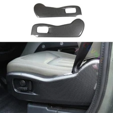 Fit For Defender 110 2020-2023 Carbon Fiber Seat Button Handle Panel Cover Trim