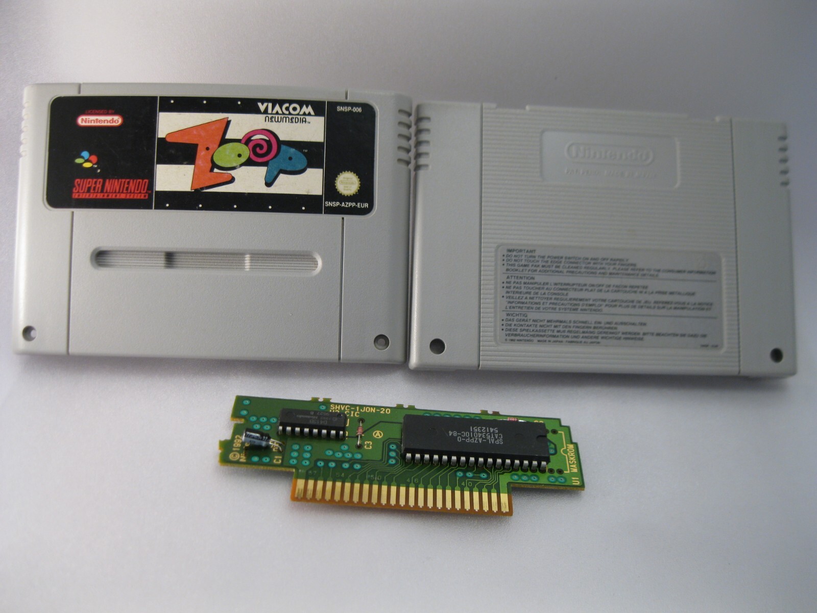 zoop authentique version originale super nintendo eur