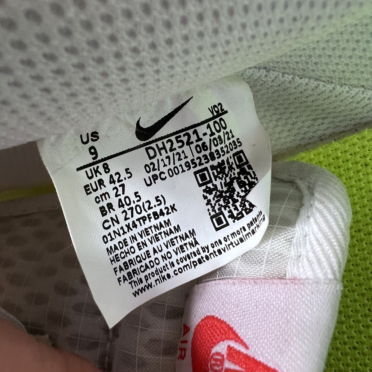 Nike Air Force 1 Move To Zero White Orange 2021 DH2521-100 Nike Air Force 1 Move To Zero White Orange 2021 DH2521-100
