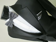 Mint Principe made in Italy special order Black Tuxedo Jacket 40 C