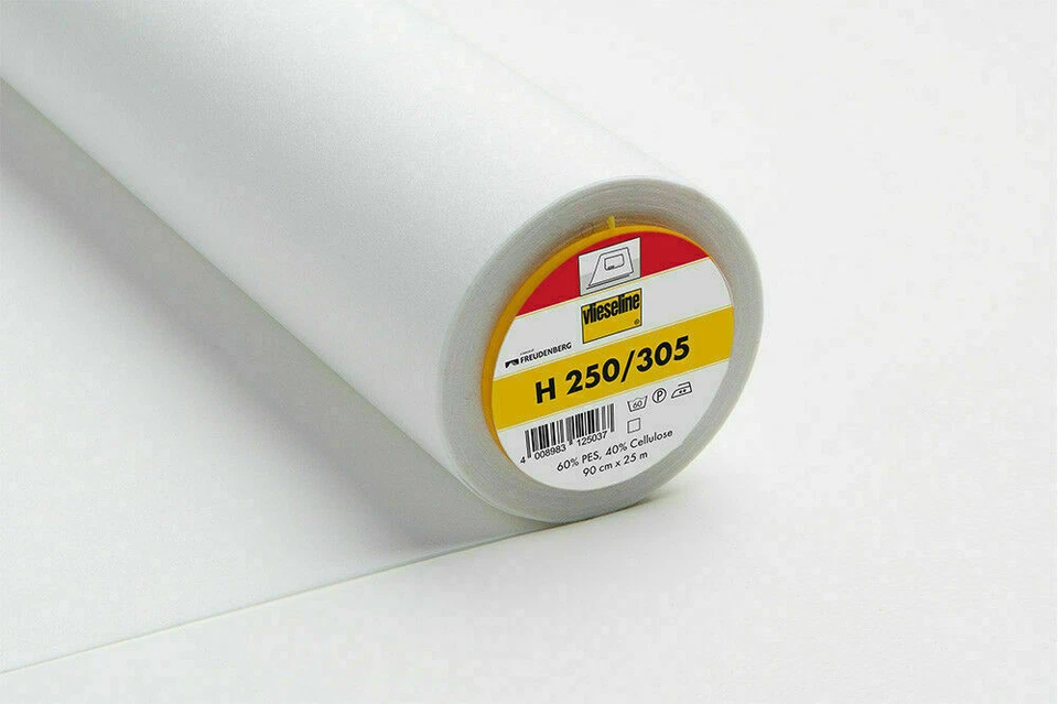 Vlieseline H 250 von Freudenberg Bügeleinlage Bügelvlies in weiß 3,69€ / 40 cm