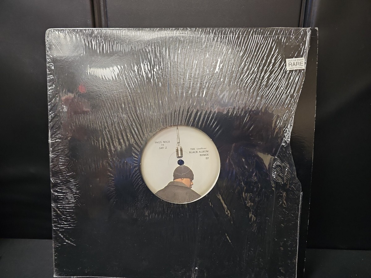 Paul Nice Vs. Jay Z - The Unofficial Black Album Remix EP Rare