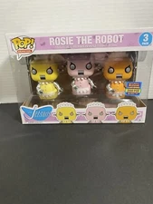 Funko Pop! The Jetsons Rosie The Robot 3pk With Protector Free Shipping