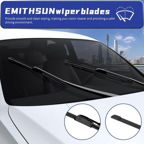 OEM QUALITY 22" + 22" Premium All-Seasons Stable and Quiet Windshield Wiper Blad - Picture 5 of 12