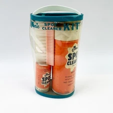 Vintage Janie Fabric Cleaner & Spot Removers Travel Home Kit Movie Prop *Read