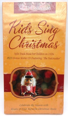 Kids Sing Christmas 3-CD Collection Split-Track Music Plus Bonus Stories CD