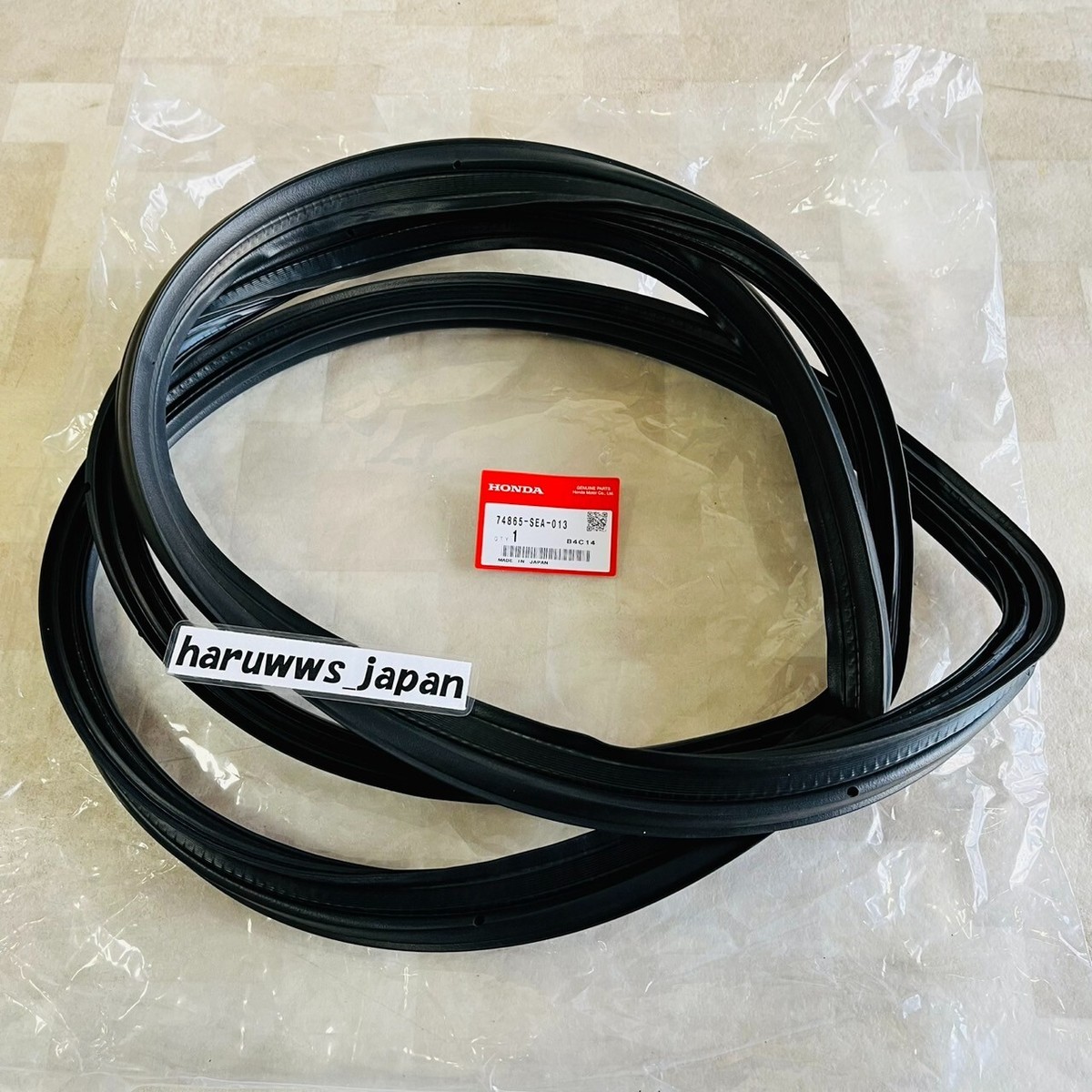OEM Honda Accord Acura TSX Trunk Lid Weatherstrip 74865-SEA