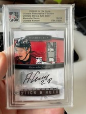 2008/09 UM9 Ultimate Memorabilia Stick Auto 19/24 Alexander Semin