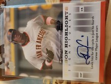 2008 Upper Deck Season Highlights Signatures Fred Lewis #SHS-FL Auto