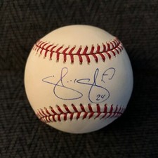 Shannon Stewart Signed Authentic Autographed ROMLB Baseball