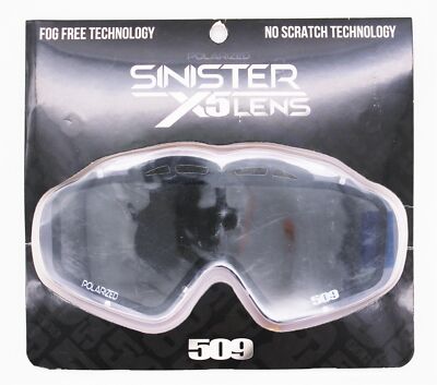 509 Sinister Xs Polarized Smoke Lens Part Number - 509-XSLEN-13-PSM