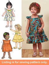 SEWING PATTERN Sew Girls Clothes Clothing - Dress Sundress Baby Toddler - 6885