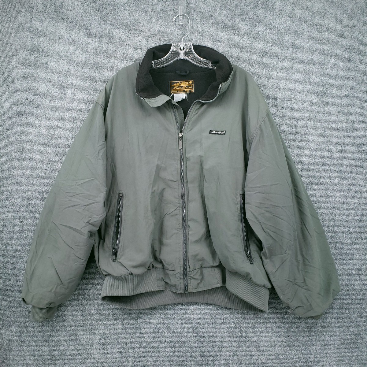 VINTAGE Eddie Bauer Jacket Mens XL Green Polartec Fleece VINTAGE Eddie Bauer Jacket Mens XL Green Polartec Fleece