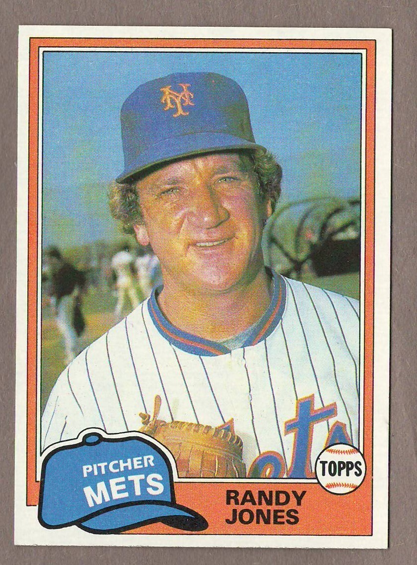 RANDY JONES 1981 Topps Traded #777 Base Card From Factory Update Set ...