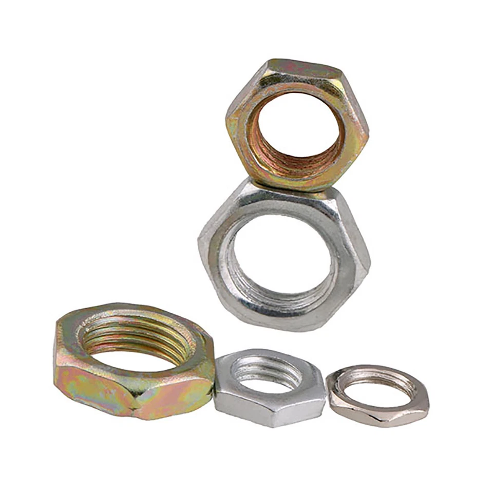 Sechskantmuttern Feingewinde Mutter DIN 439 niedrige Form Mutter M7/M8/M9-M16 - Bild 3 von 4