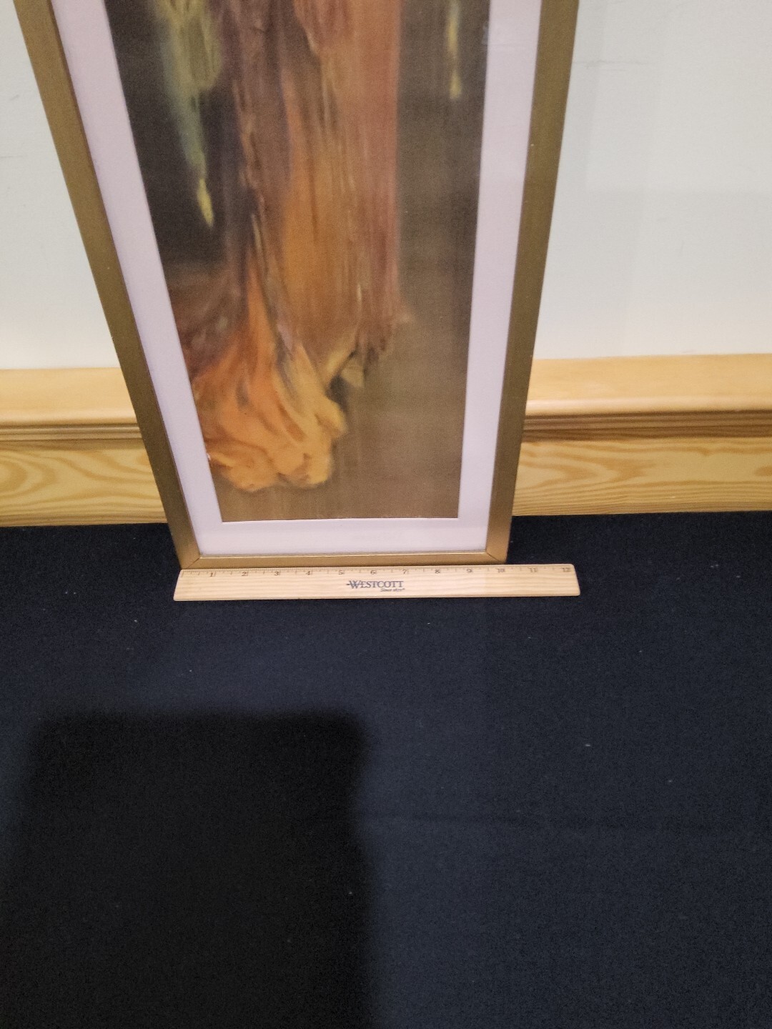 1914 Pabst Blue Ribbon Extract Yard Long American Flapper Girl Calendar Framed