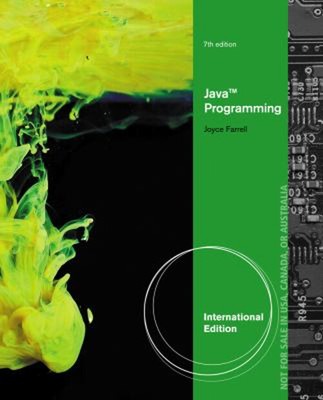 Java Programming, International Edition Taschenbuch Joyce Farrell