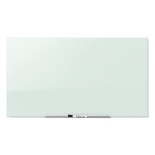 Magnetic Glass Whiteboard 74" x 42" - Wall Mounted for Home, Office, School