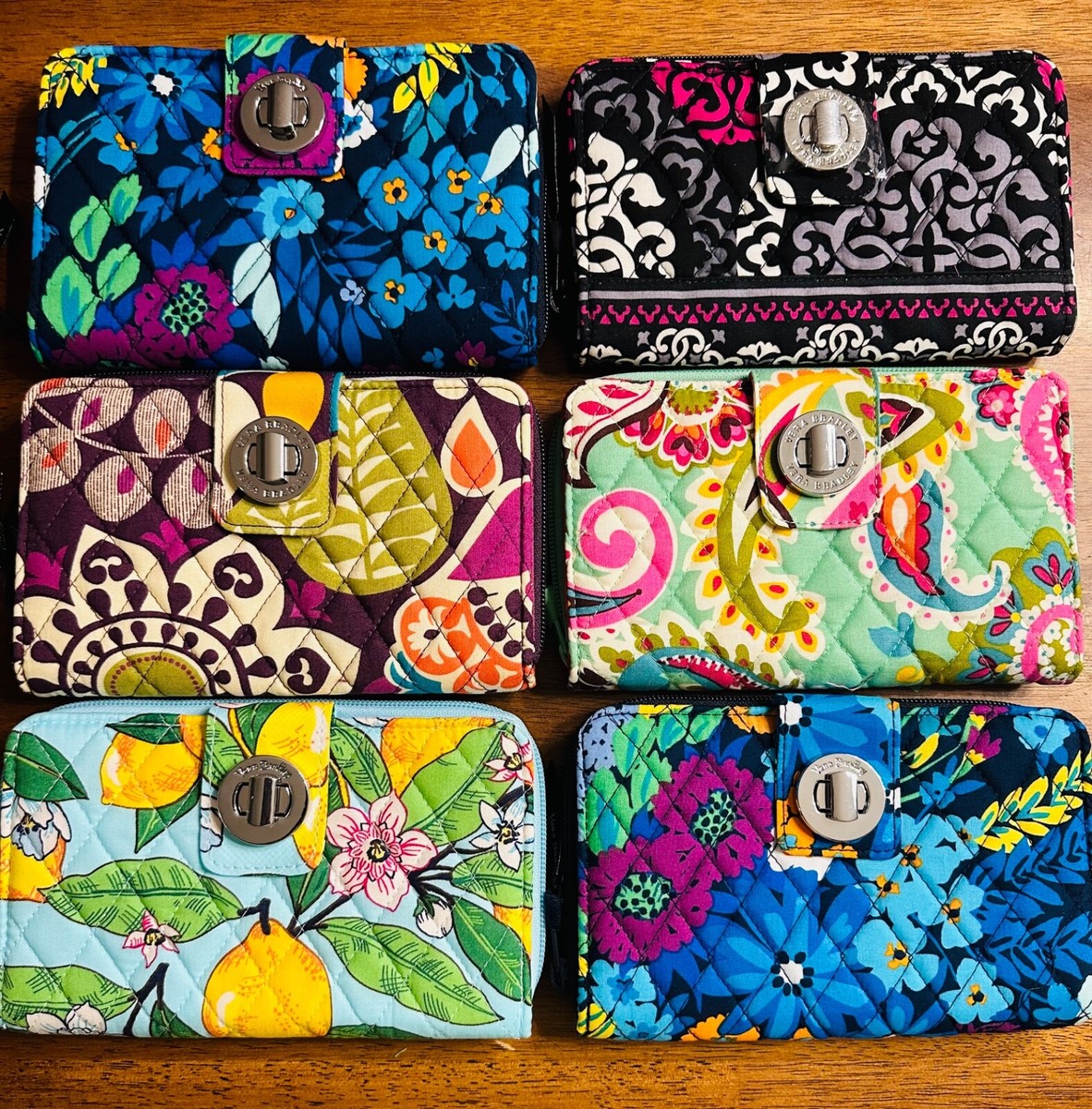 NWT- Authentic Vera Bradley-Turn Lock Wallet - Brand New with | eBay