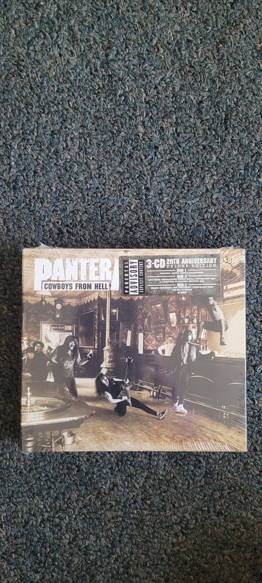 Pantera Cowboy's from Hell 20th Anv.DeluxeEdit.3 Cd's Sealed Rare